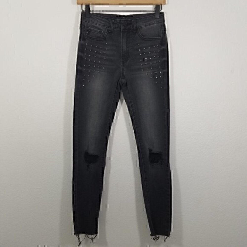 KanCan Stretch Distressed Skinny Jean Size 26